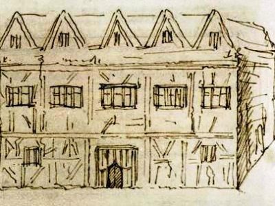 Sketch by George Vertue (1737]
